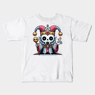 Cute Skeleton Mage Kids T-Shirt